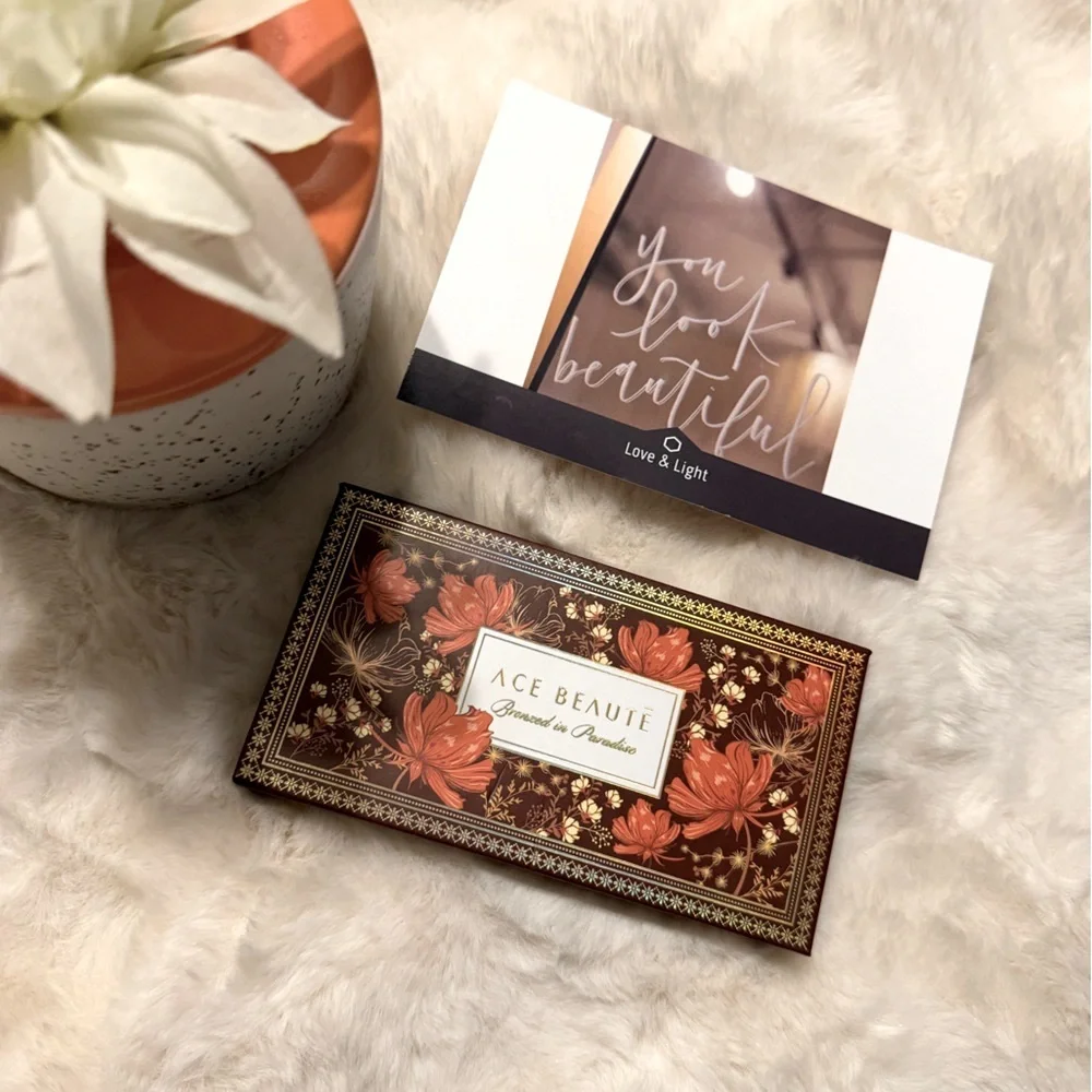 NEW• Ace Beaute’ Bronzed In Paradise Bronze Contour Palette with Mirror